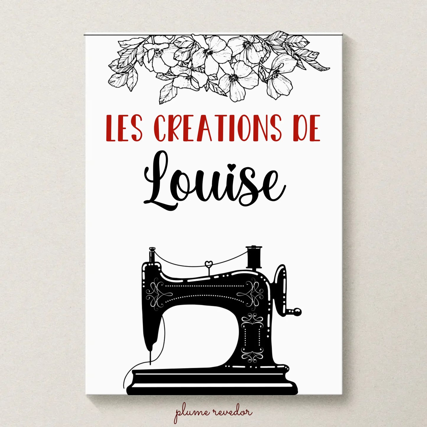 Affiche personnalisée - Couture - Atelier de couture