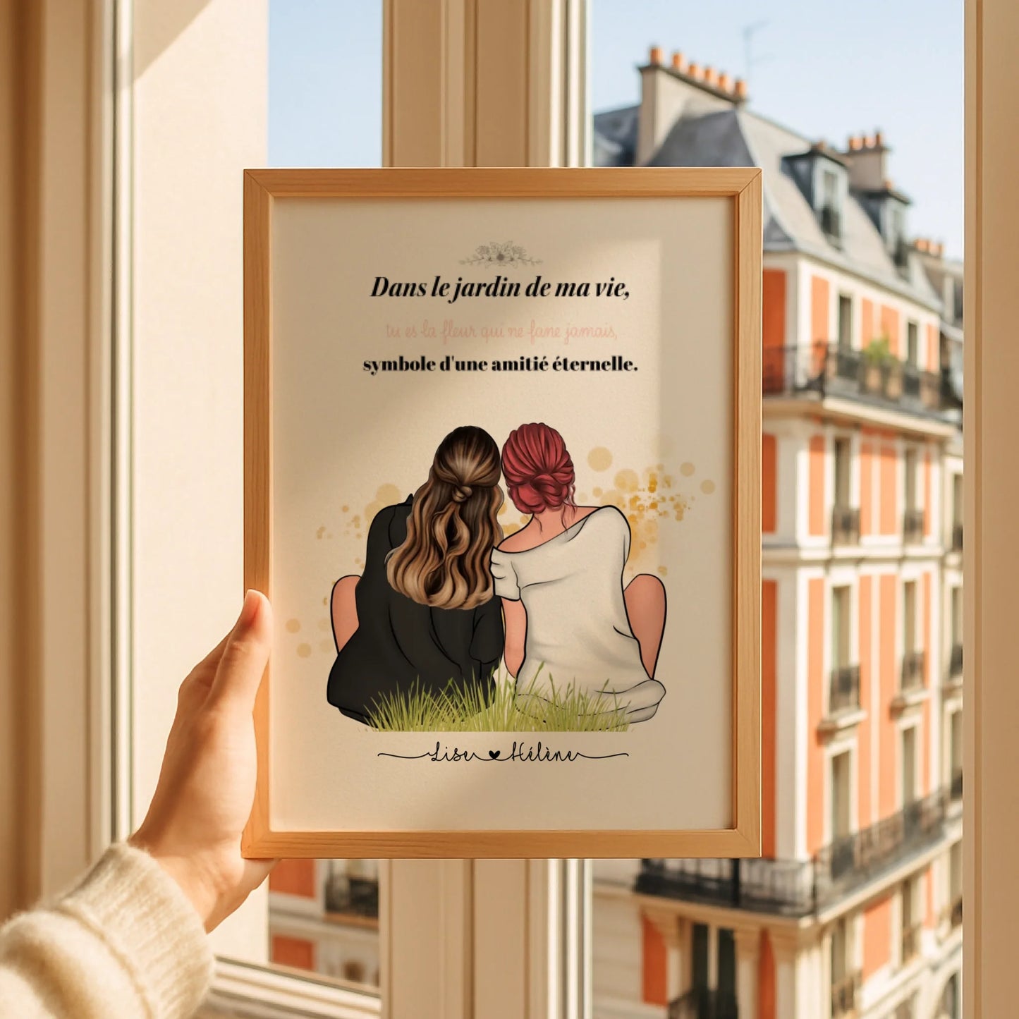 Affiche personnalisée Meilleure Amie - Cadeau personnalisé Meilleure Amie