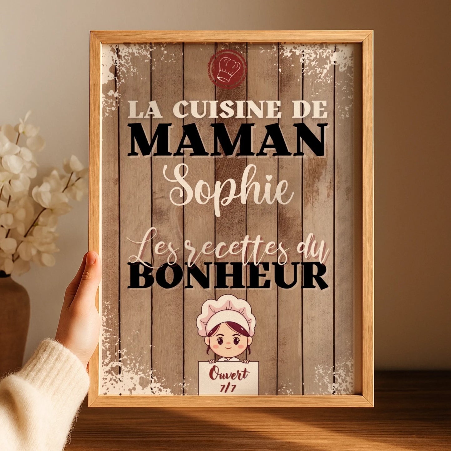 Affiche personnalisée Plume Revedor