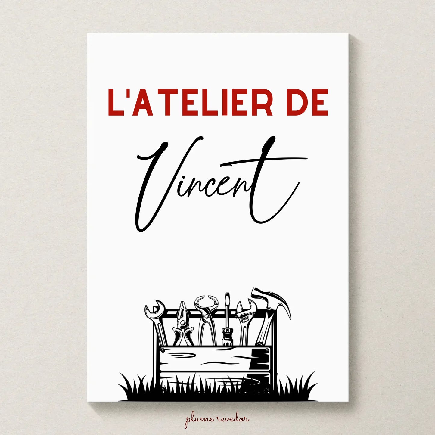 Affiche personnalisée Bricolage - Cadeau Homme Bricoleur