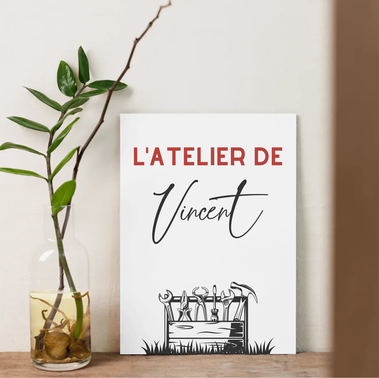 Affiche personnalisée Bricolage - Cadeau Homme Bricoleur