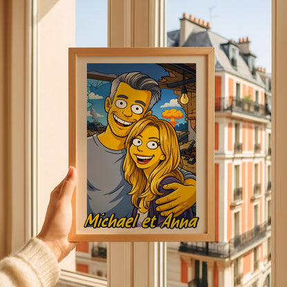 Affiche personnalisée Filtre Simpson