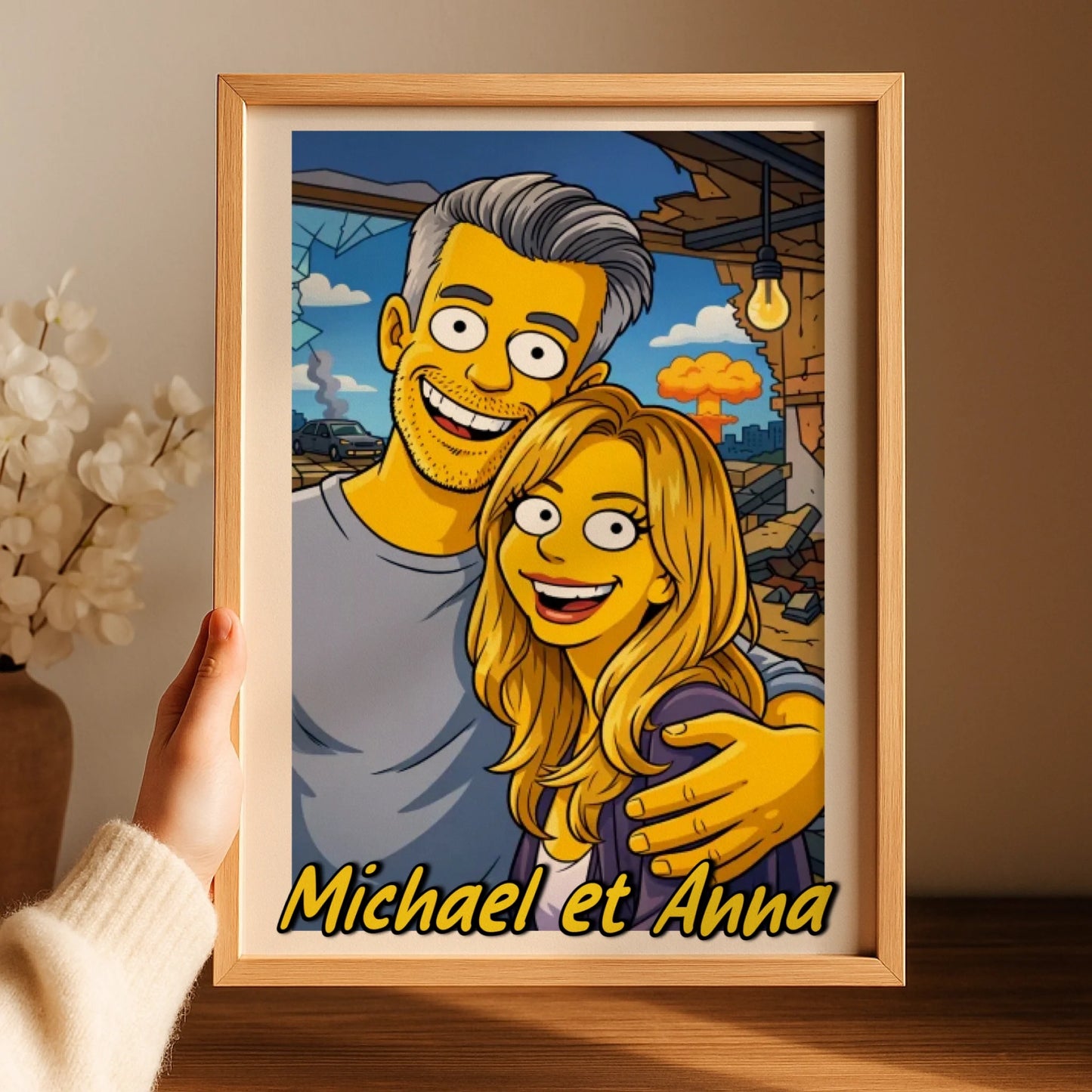 Affiche personnalisée Simpson