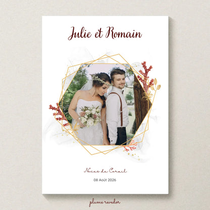 Affiche personnalisée Plume Revedor