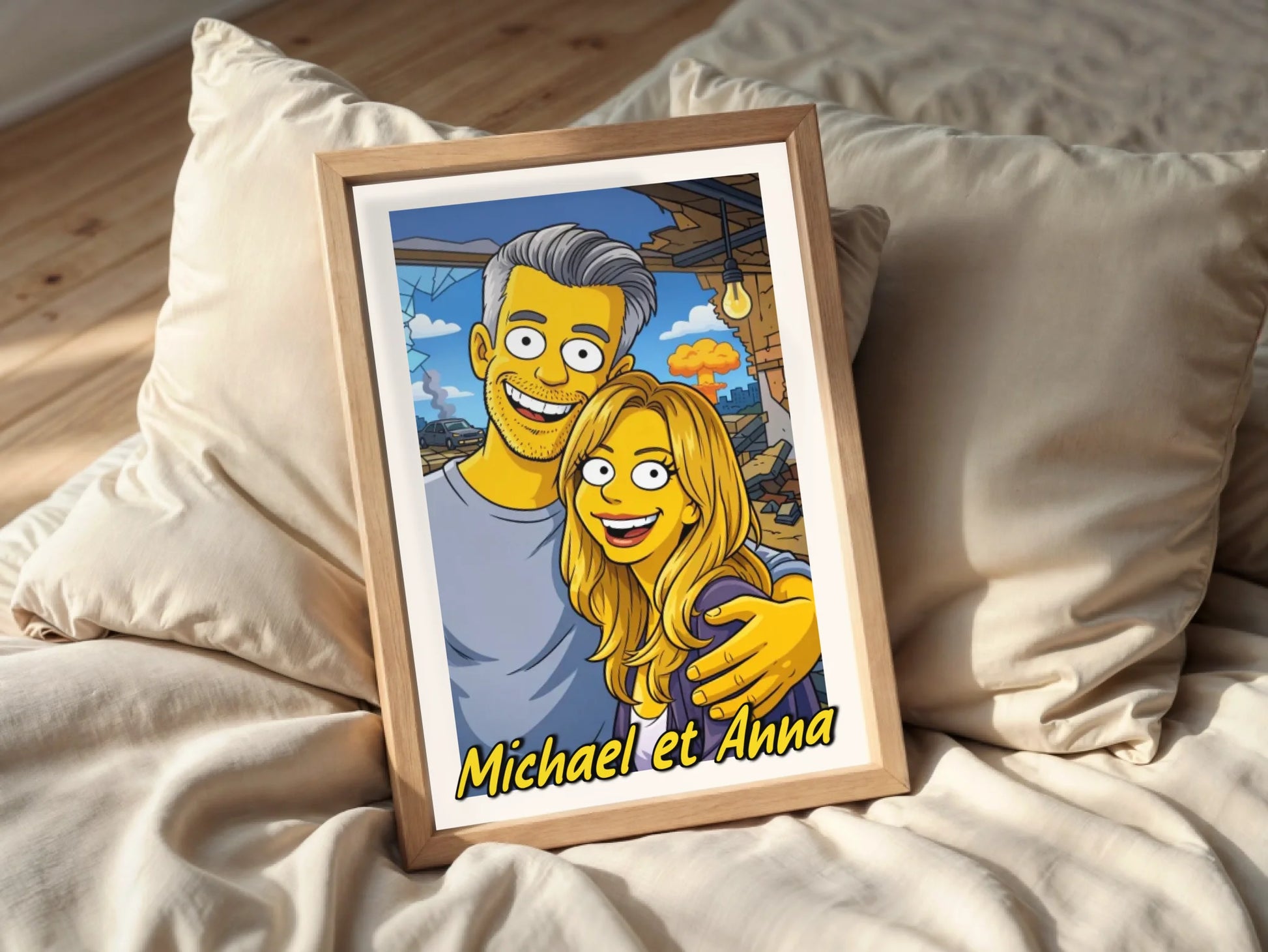 Affiche personnalisée Simpson