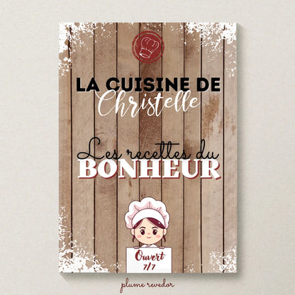 Affiche personnalisée - La cuisine de [prénom]