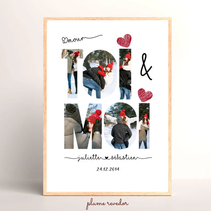 Affiche personnalisée Plume Revedor