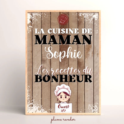Affiche personnalisée Plume Revedor