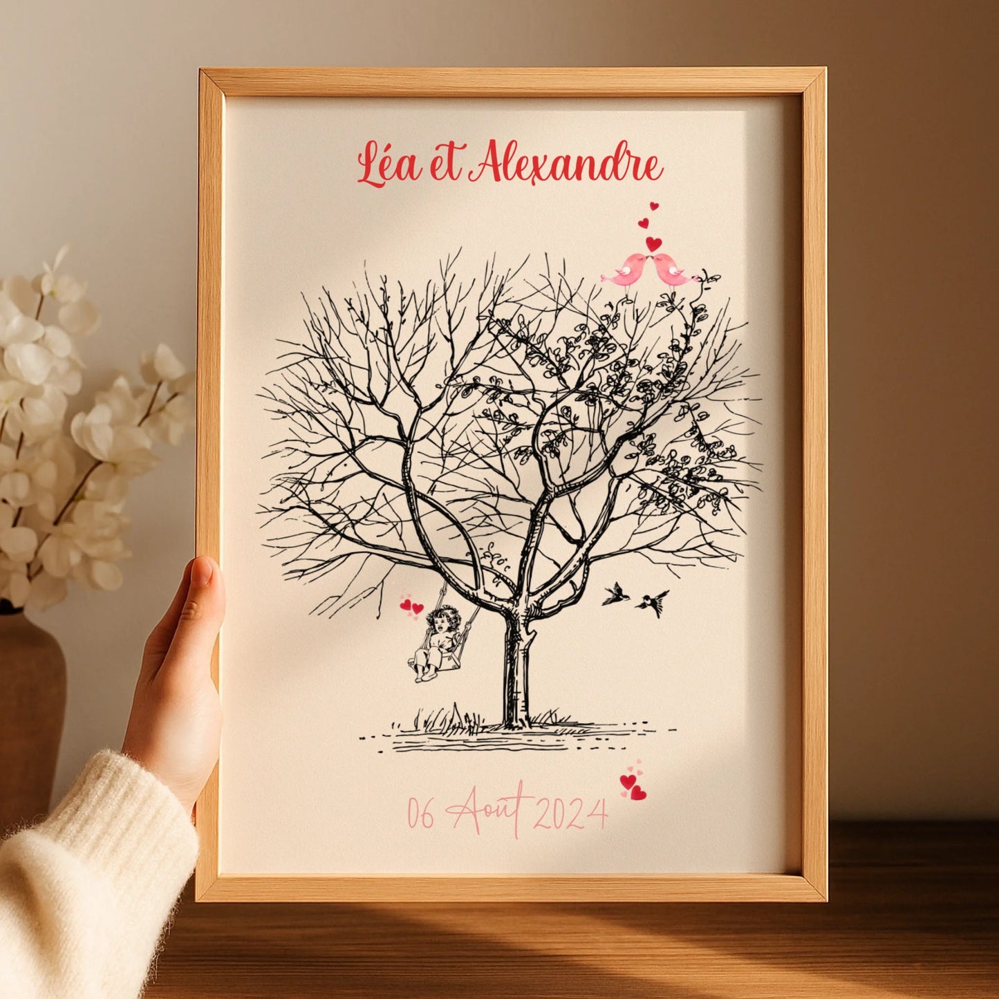 Affiche personnalisée Plume Revedor