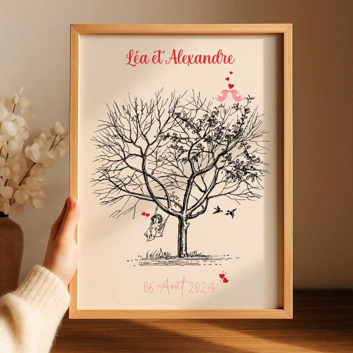 Affiche personnalisée Plume Revedor