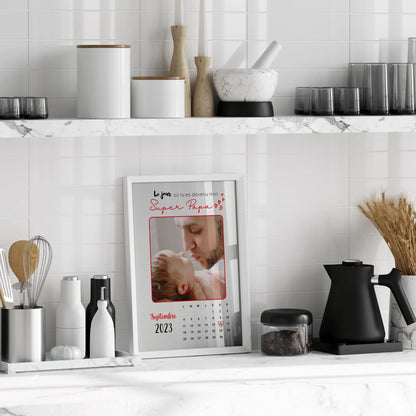 Affiche personnalisée Papa Calendrier avec Photo