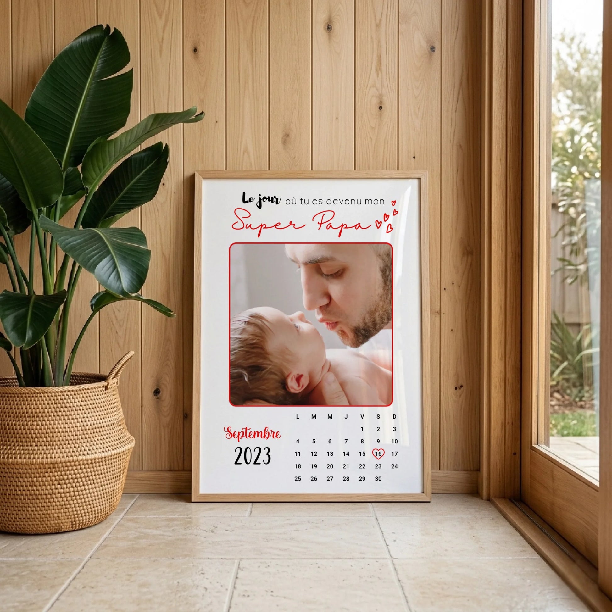 Affiche personnalisée Papa Calendrier avec Photo