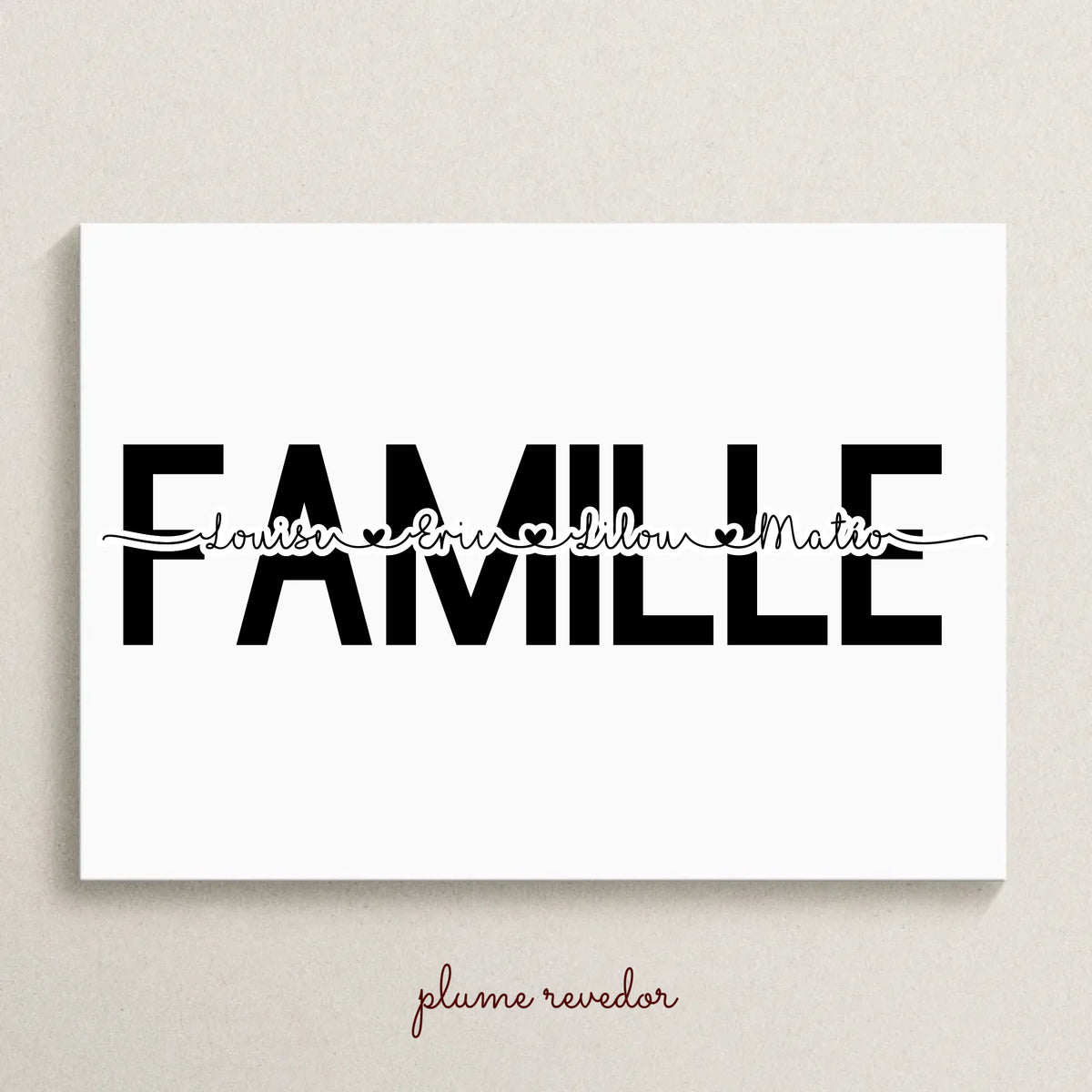 mockup poster horizontal