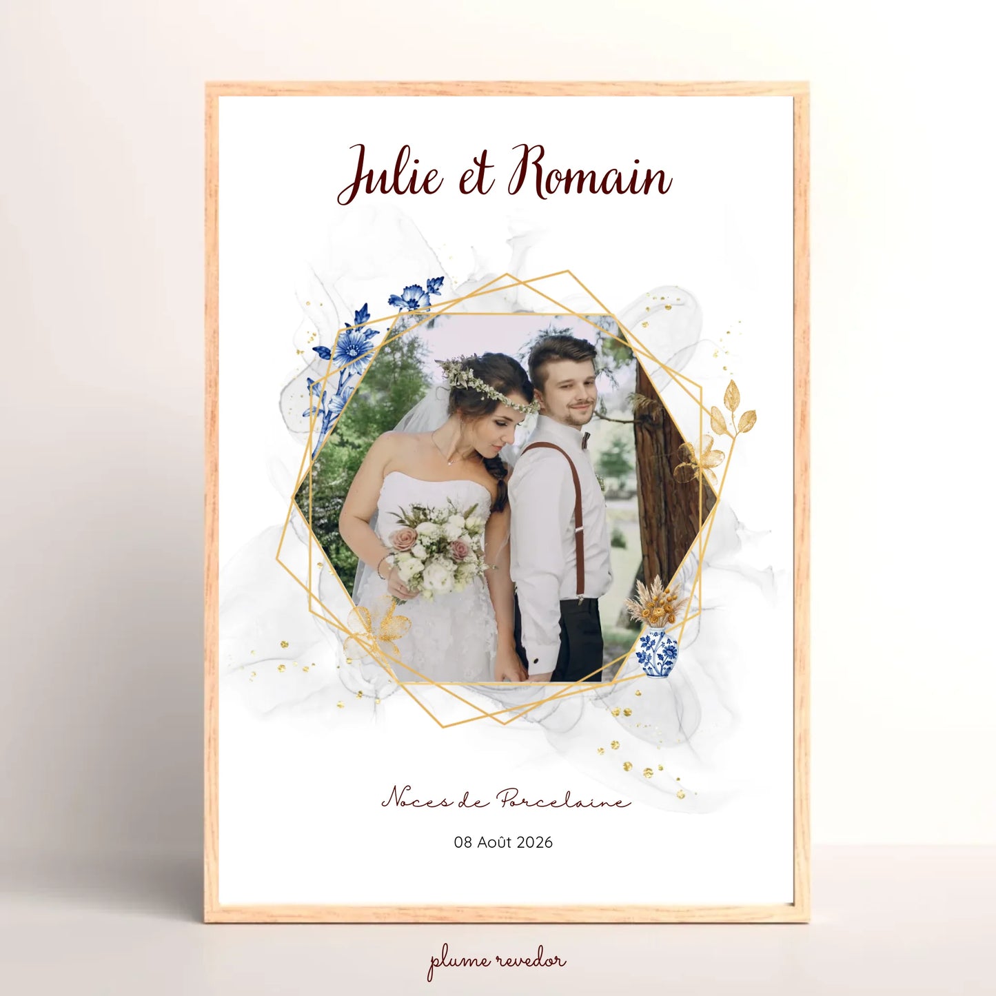 Affiche personnalisée Plume Revedor
