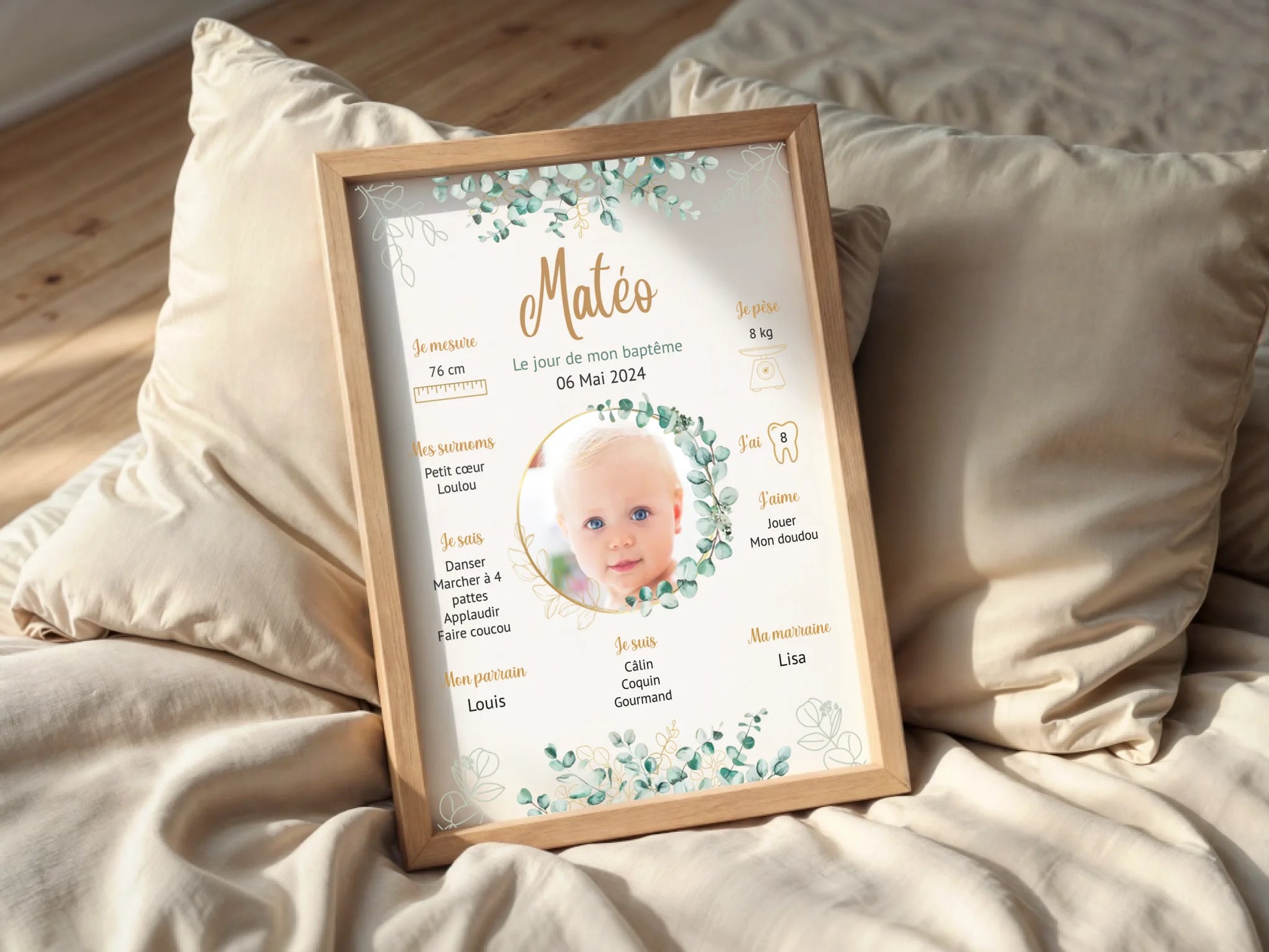 Affiche personnalisée Plume Revedor