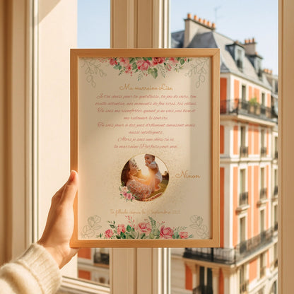 Affiche personnalisée Plume Revedor