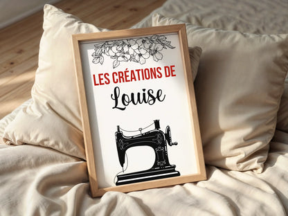 Affiche personnalisée Plume Revedor