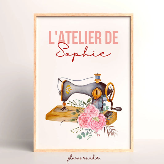 Affiche personnalisée Plume Revedor