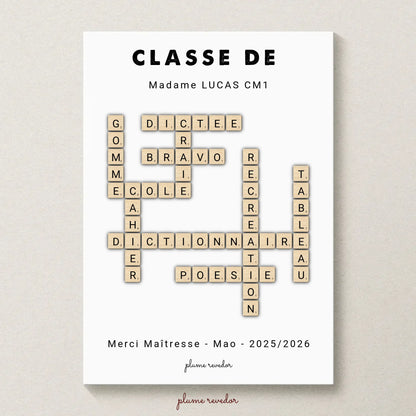 Affiche personnalisée Plume Revedor