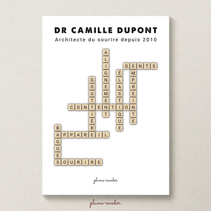 affiche personnalisée orthodontiste