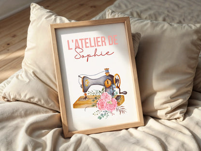 Affiche personnalisée Plume Revedor