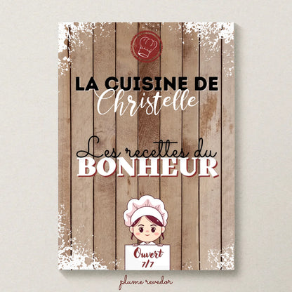 Affiche personnalisée - La cuisine de [prénom]