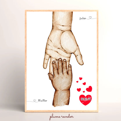 Affiche personnalisée Plume Revedor