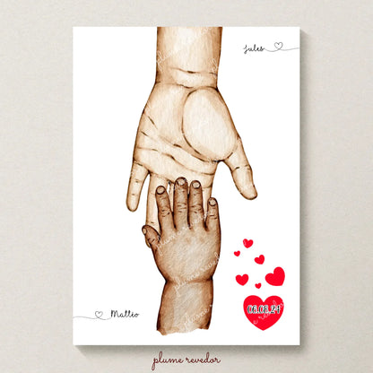 Affiche personnalisée Plume Revedor