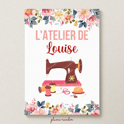 Affiche personnalisée Plume Revedor