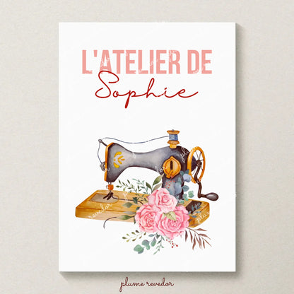 Affiche personnalisée Plume Revedor