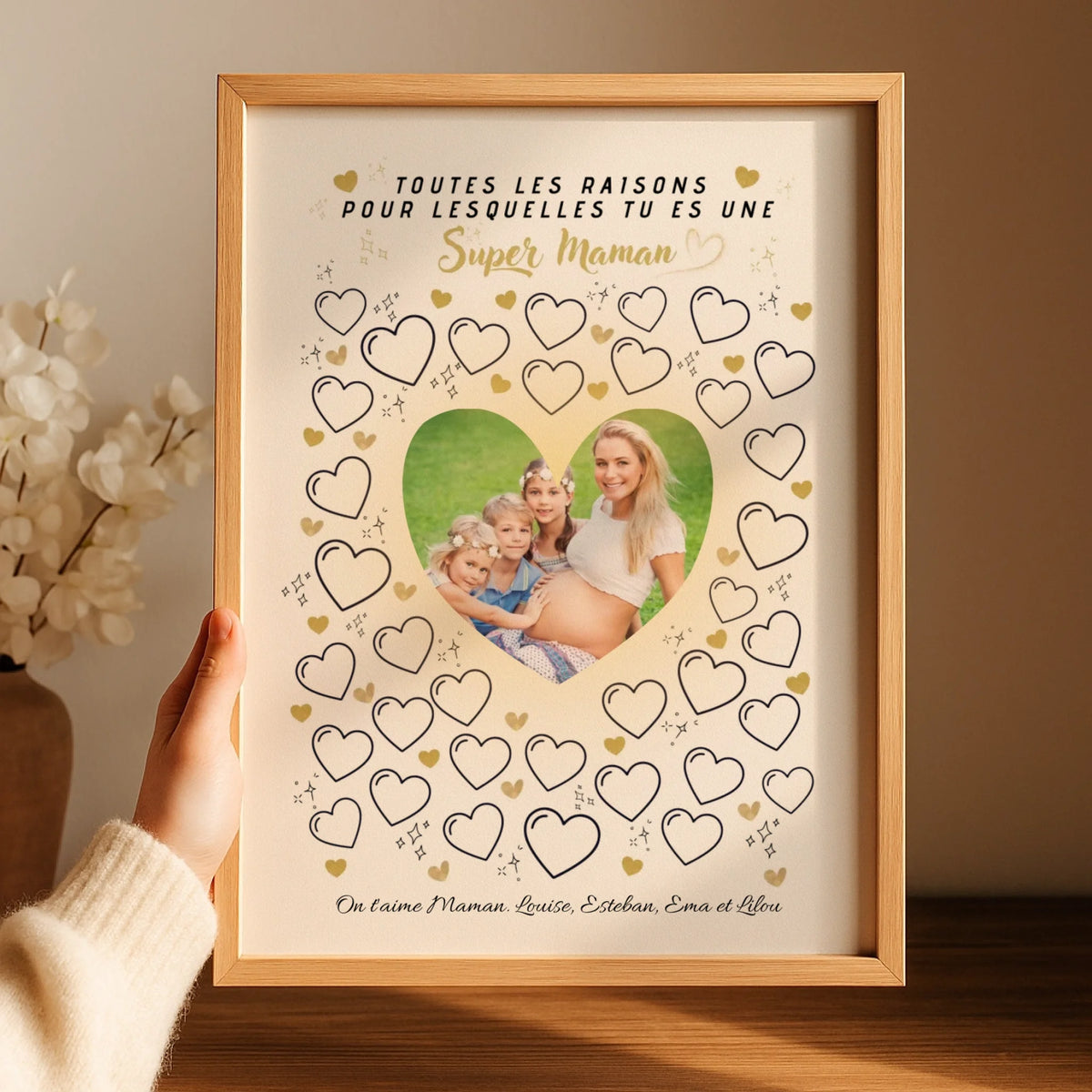 Affiche personnalisée Plume Revedor