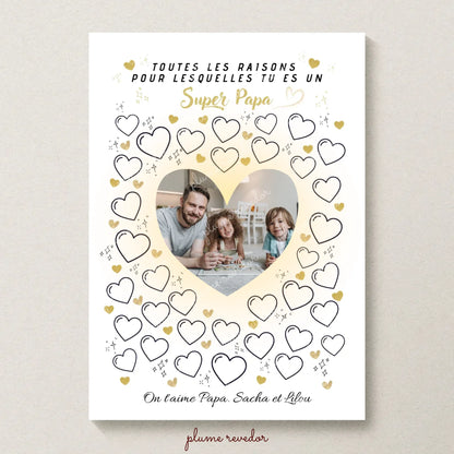 Affiche personnalisée Plume Revedor