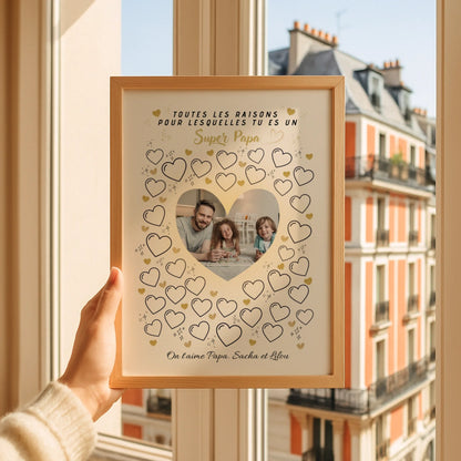 Affiche personnalisée Plume Revedor