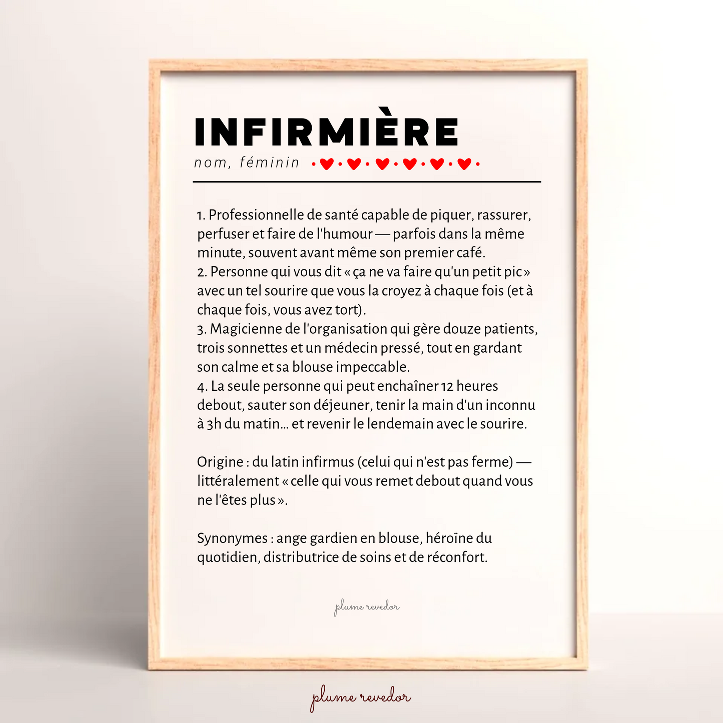 Cadre définition infirmière