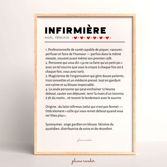 Cadre définition infirmière