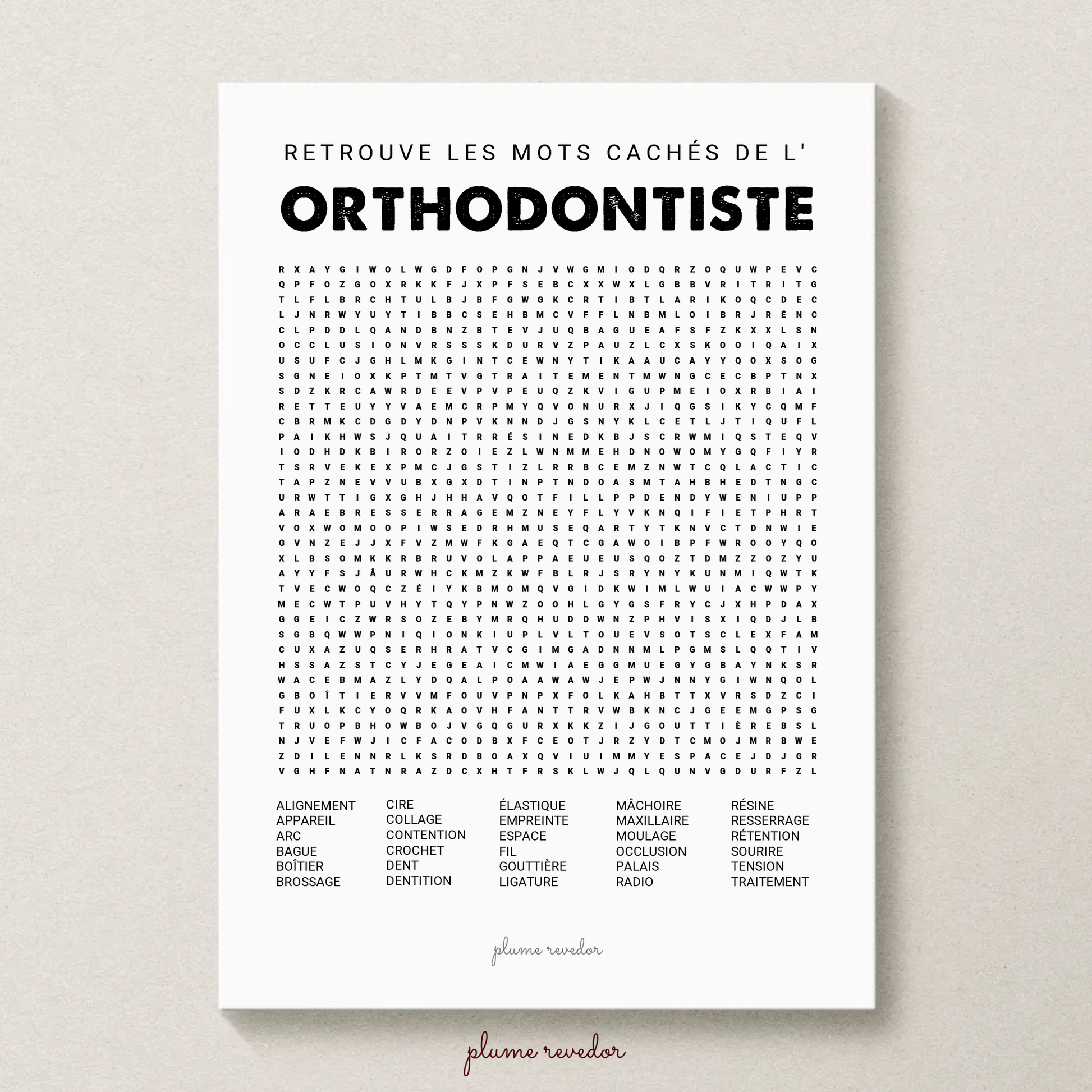 affiche-Orthodontiste
