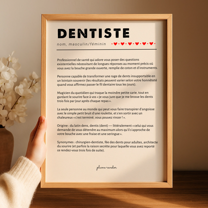 affiche cabinet dentiste