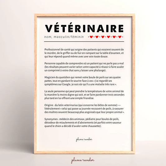 Cadeau vétérinaire
