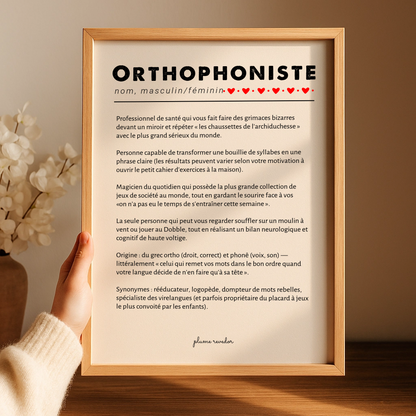 cadeau orthophoniste